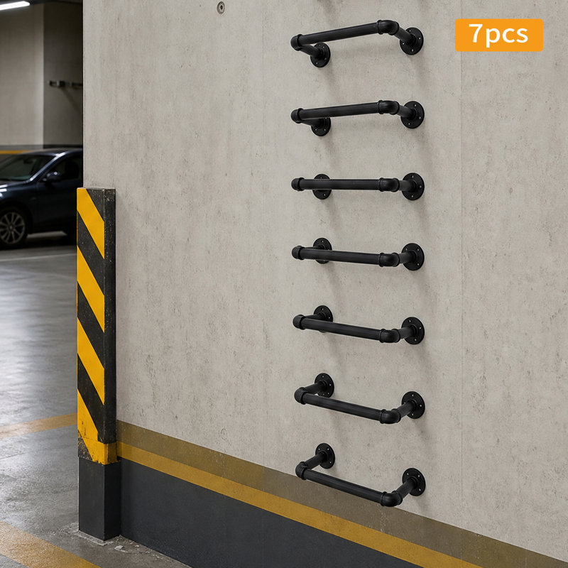 7 Pack Wall Mounted Ladder, Emergency Escape Ladder