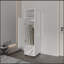 Armoire Summit en mélamine avec miroir, porte et rangement ouvert-725070450