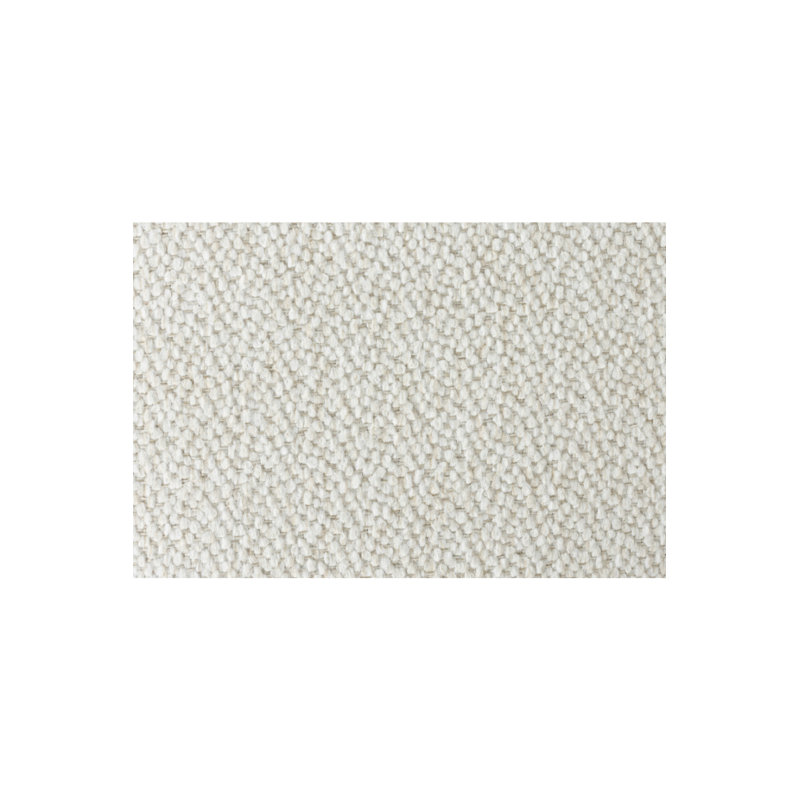 Yuki Swivel Lounge Chair, White Polyester
