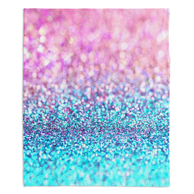  Jeté pastel scintillant