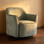 Fauteuil demi-tonneau en chenille-131092361