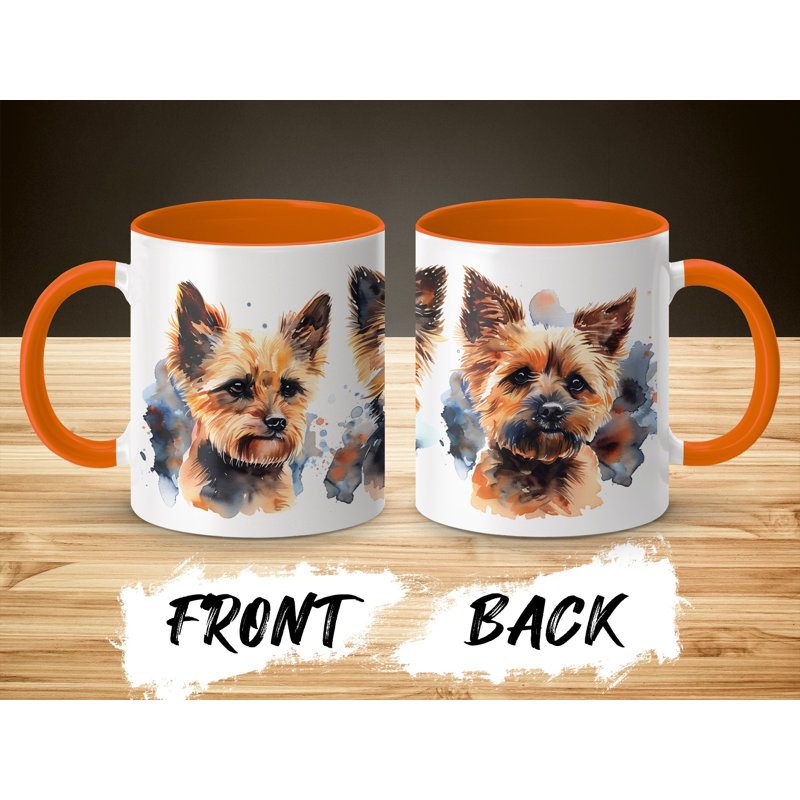 Ceramic Coffee Mug, 1, Orange