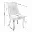 Chaise d'appoint de cuisine rembourrée en tissu pour la salle à manger-636270046