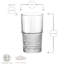 Bartender Novecento Highball Glasses - 405ml-62277783