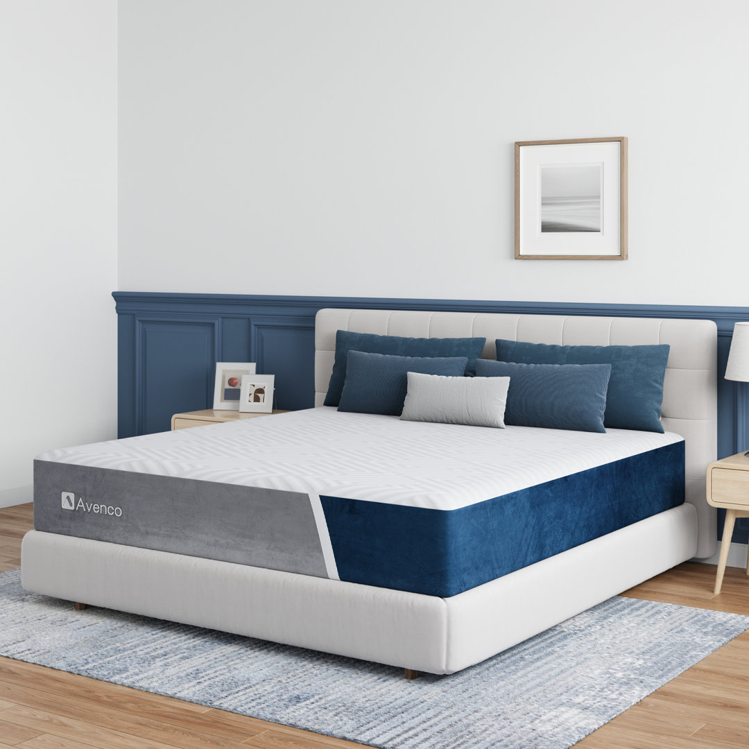 Napa 14'' Medium Plush Gel Memory Foam Mattress Alwyn Home Mattress 