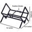 Metal 30.5cm H Media Shelves