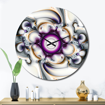 Horloge murale Fractal Journey