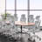 High Back Mesh Swivel Ergonomic Task Office Chair with Flip-Up Arms-1302904799-1324240816