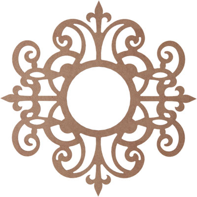 Médaillon de plafond en bois de Dijon