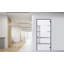 Porte avant en acier pré-suspendue à l'avant / deux graphites gris 1105 / inserts en acier inoxydable simples peints modernes - l 36 po x H 80 po - Gauche à l'intérieur-111444896