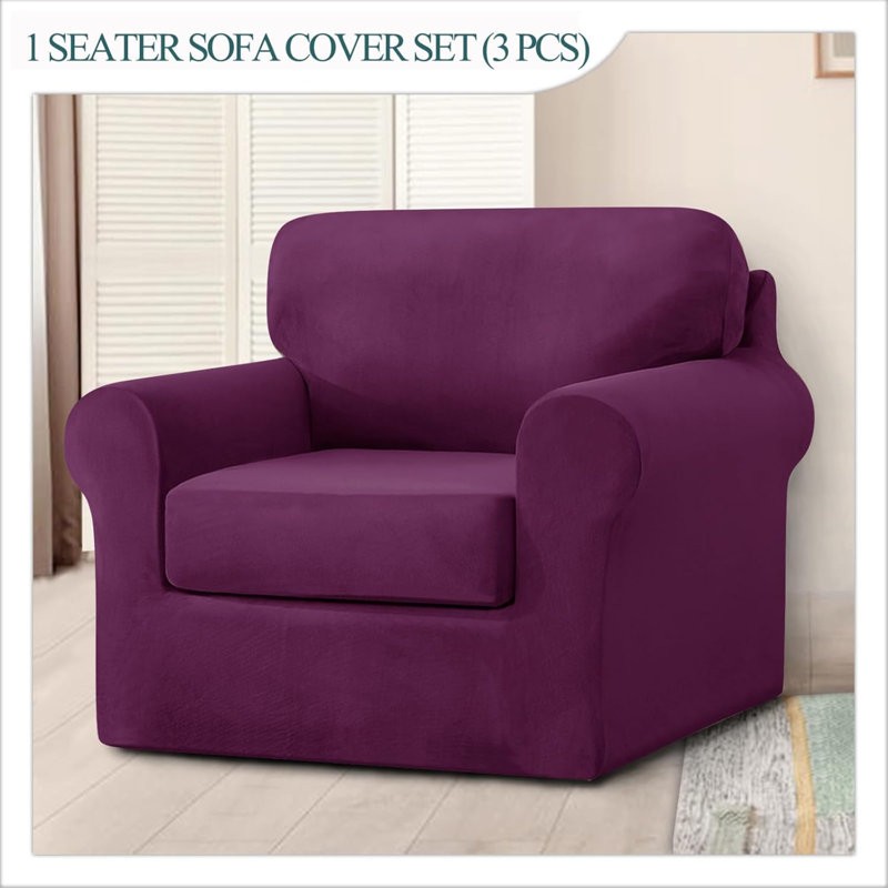 Outdoor Patio Sofa Cover, Purple