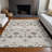 Machine Washable Indoor/Outdoor Cicel ACN1155 Ivory Rug-100248150