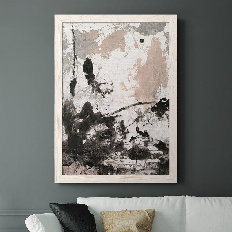 Stephaine Disarray II, reproduction d'art sur toile, Cadre blanc, H 37,5 po x l 27,5 po x P 1 po