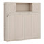 Lit escamotable avec armoires de rangement-368624250