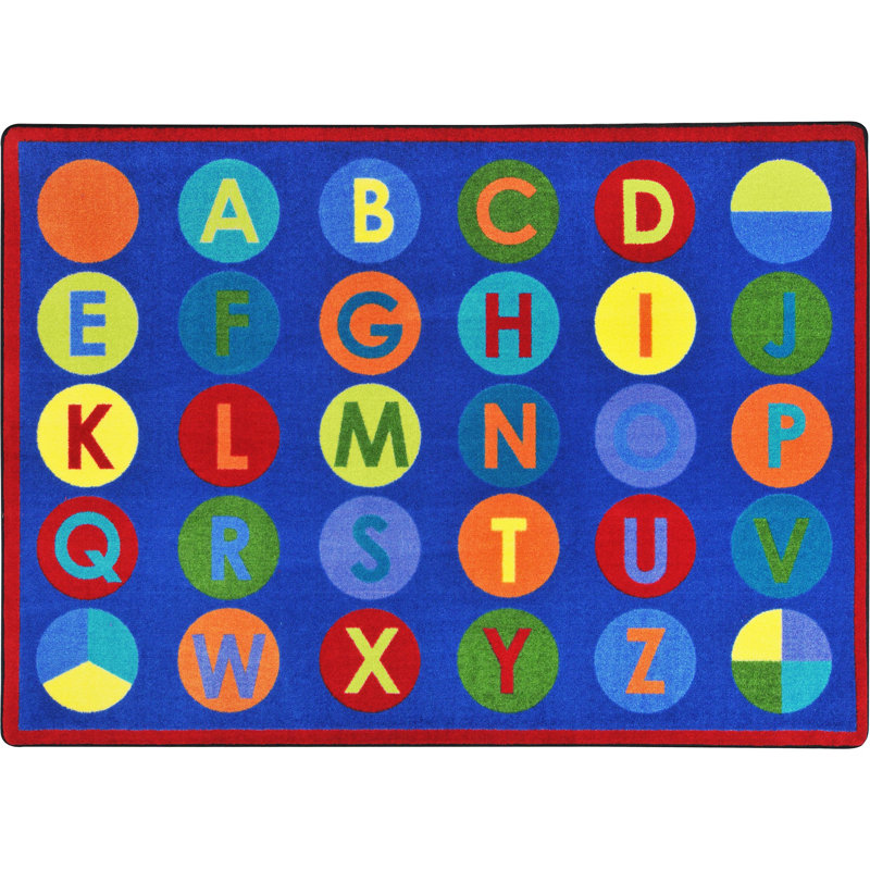 Alpha-Dots by Joy Carpets Area Rug, Rectangle 7'8" x 10'9"