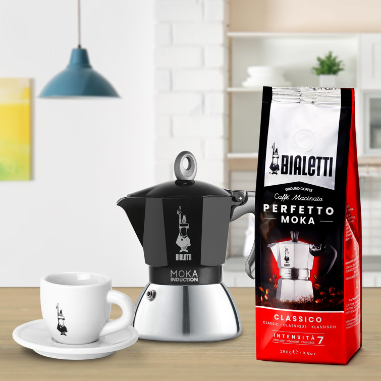Bialetti 3 cup Moka Cafe' Stovetop Espresso/ground Coffee Maker
