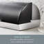 SWAN Elegance Bread Bin with Textured Gloss Finish, Roll Top Design and Ventilation for Longer Freshness, 14L-113862699