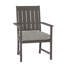 Croquet Patio Dining Armchair with Cushions-63310350-70085680-93646230