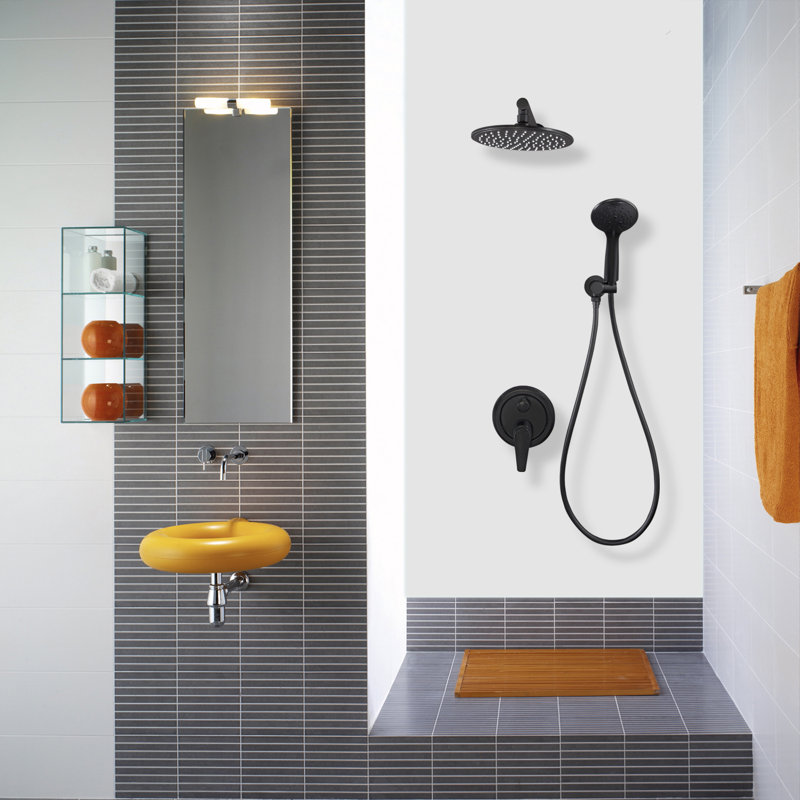 Système de douche complet avec valve brute