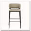 Tabouret de bar en cuir et structure en métal-1105670231