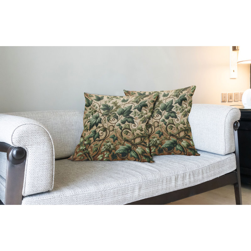 Oreiller réversible en tissu Ambesonne, Carré, H 20 po x l 20 po