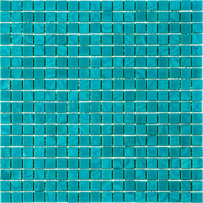 Skosh 0.6" x 0.6" Glass Grid Mosaic Wall & Floor Tile 