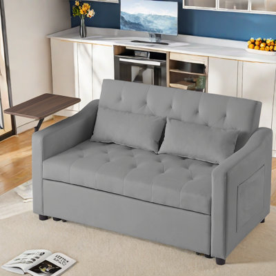 Kylisha Convertible sofa bed with Square Arms