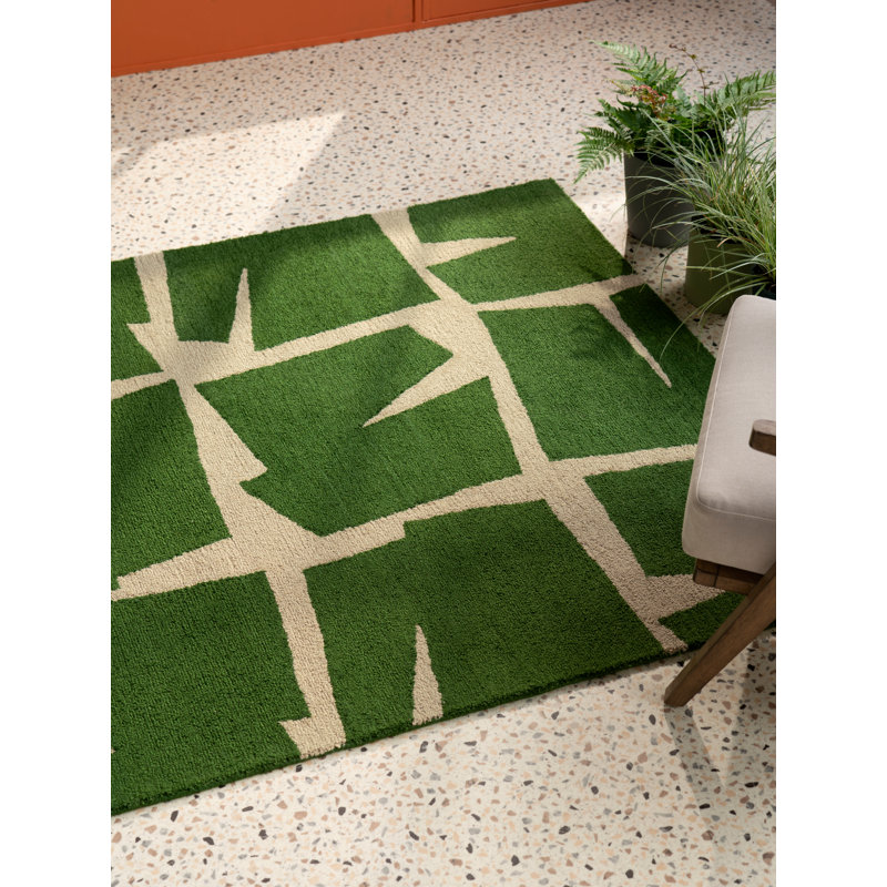 Moqui Handmade Abstract Area Rug, Rectangle 8'2" x 11'6"