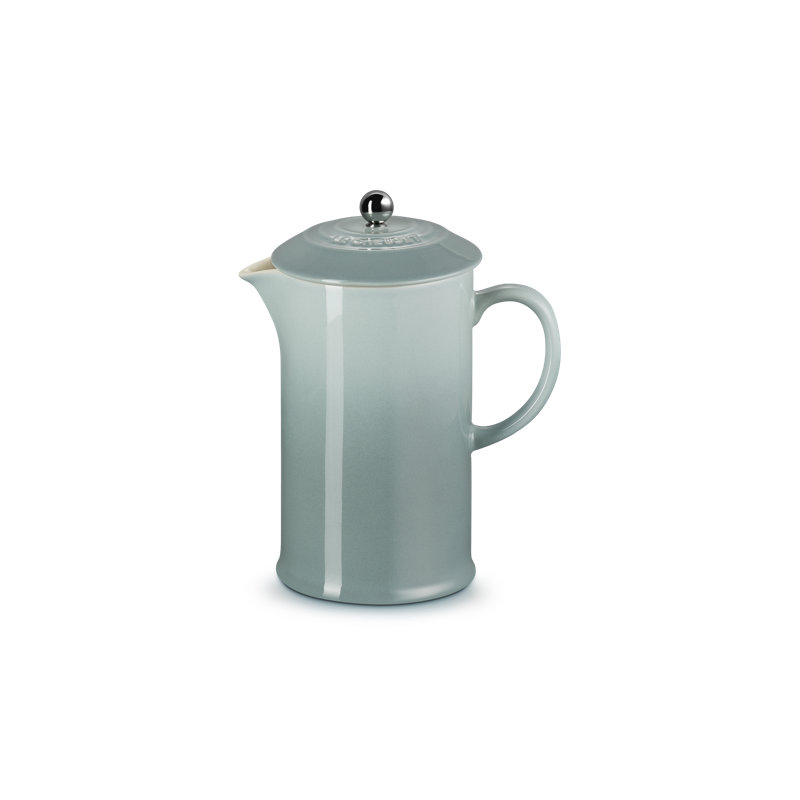Le Creuset Stoneware 34 Oz. French Press, Sea Salt, Sea Salt