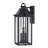 18.2 in. 3-Light Black Outdoor Wall Lantern Sconce-866616467-839458144