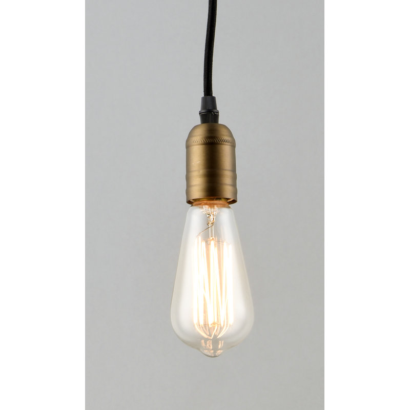 Luminaire suspendu pour une seule ampoule 1 lumières Stegner