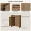 Armoire de rangement pour chaussures 30 paires avec 2 portes réglables et sans poignée-123065853-123844868