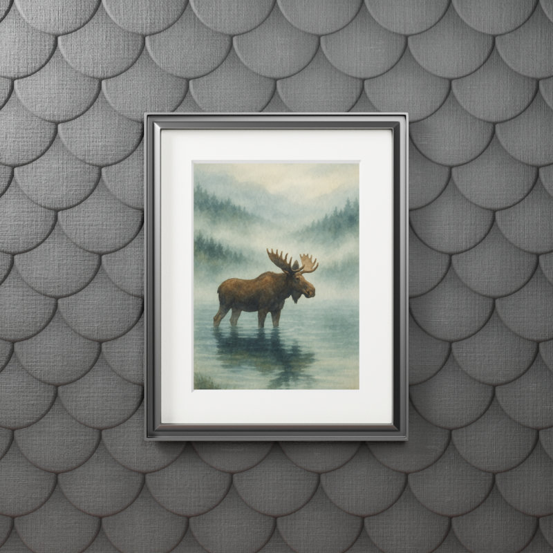 Clinger Single Picture Frame Print, 35.56 cm H x 27.94 cm W