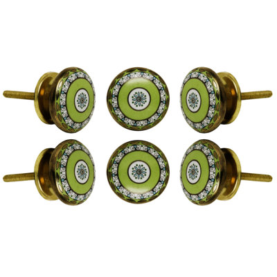 Tessellate Oversized 1.6" Diameter Mushroom Knob Multipack