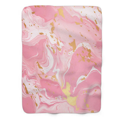 Marbre rose - couverture de qualité supérieure 1 pièce