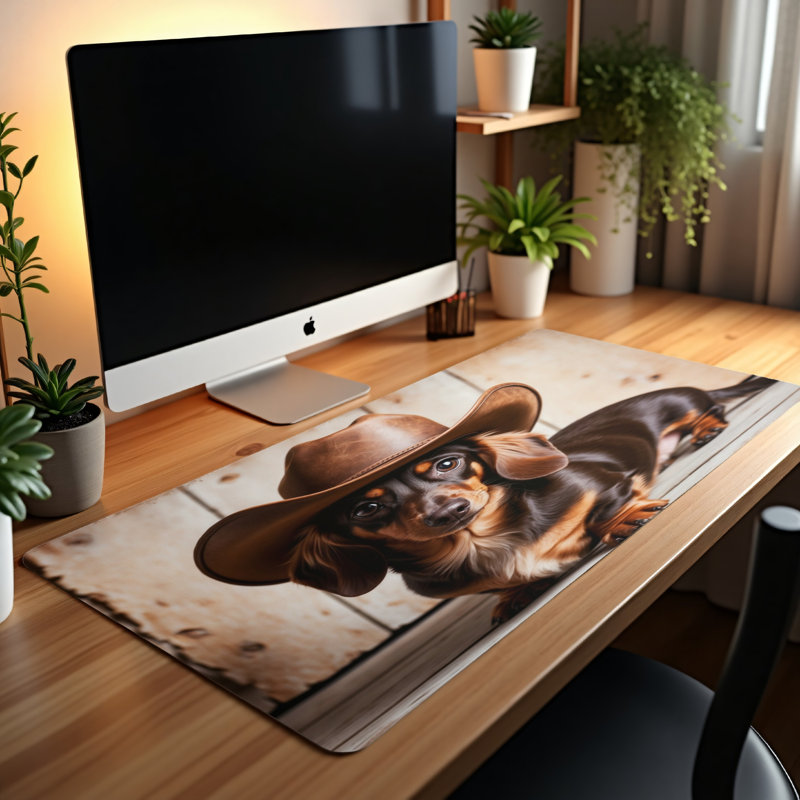 Polyester Desk Pad, 31.5x15.5