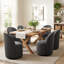 Chaise pivotante rembourrée entièrement assemblée-120653831