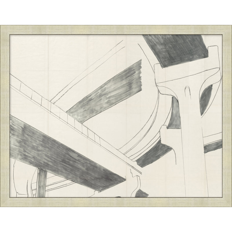 Highways and Byways 2 Framed Drawing Print