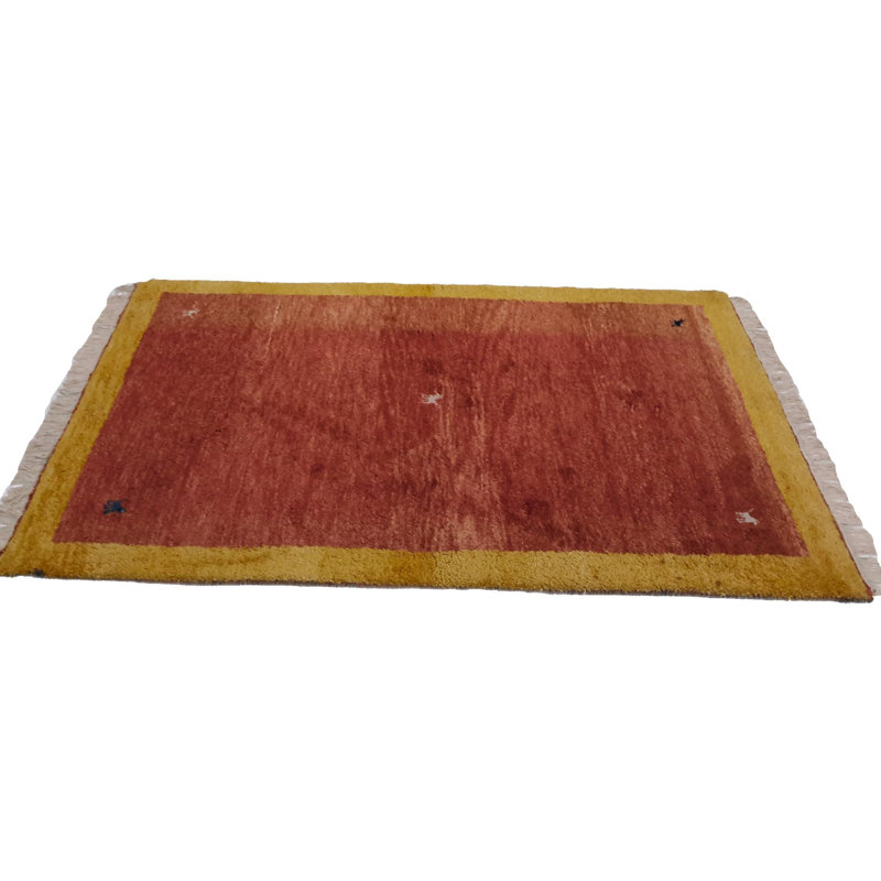 Canvello Hand Made Casual All Over Indo Gabbeh Rug - 4'0'' X 6'0''