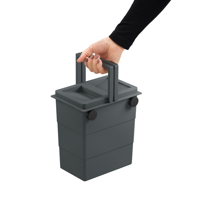 Plastic Rubbish Bin - 7L