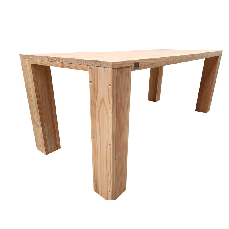 Naquin Solid Wood Dining Table, H78 x L200 x W80cm