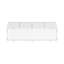 Buffet viennois de 62 po en blanc