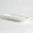 Faux Timber Rectangular Bowl-Matte White