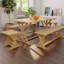Frison Teak Solid Wood Dining Set