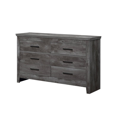 Commode à finition chêne gris rustique Vidalia (Commode)