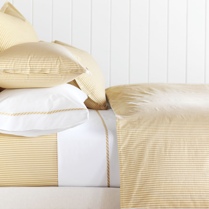 Hampton Egyptian Cotton Percale, King Pillowcase, Bisque