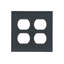 2-Gang Duplex Outlet Wall Plate