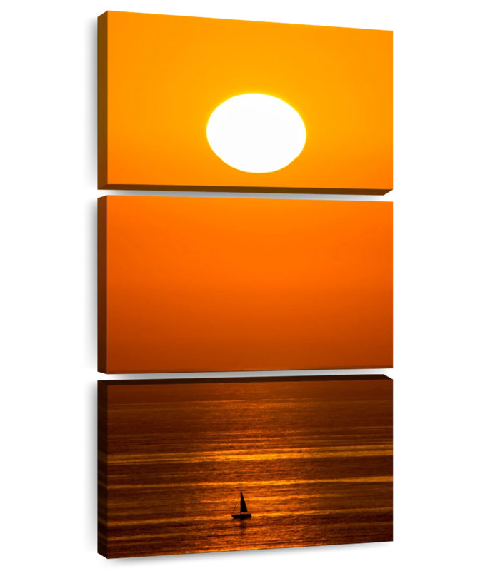Sunrise voilier, H 27 po x l 12 po