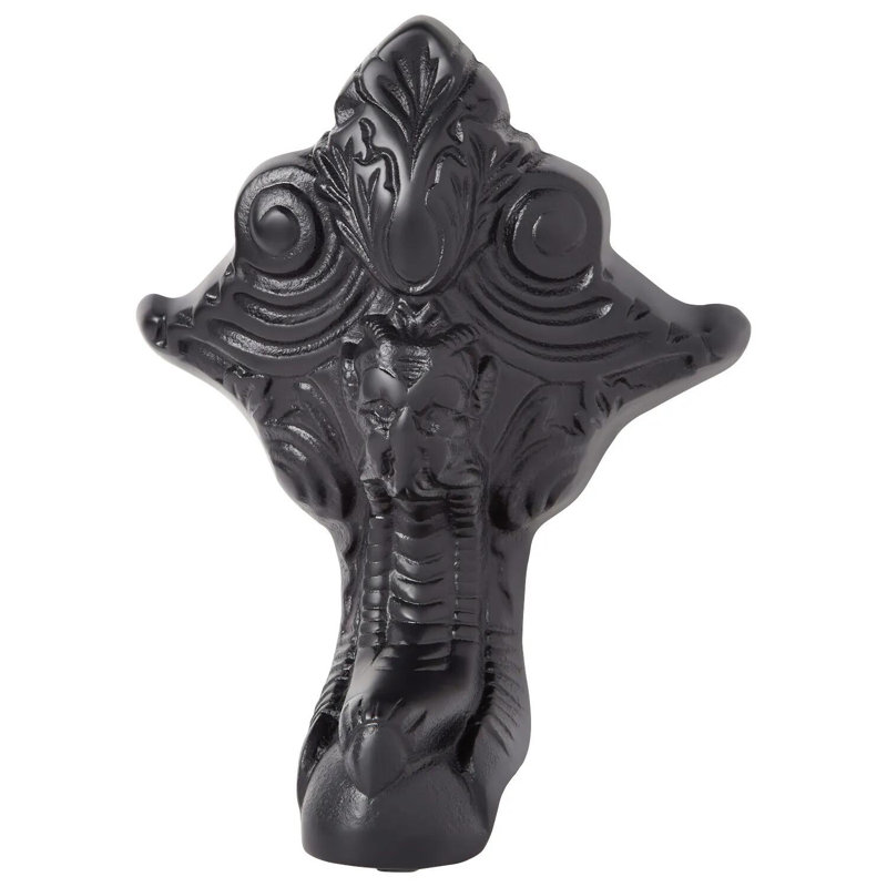 Baignoire de trempage sur pattes 72 po Lena, Noir