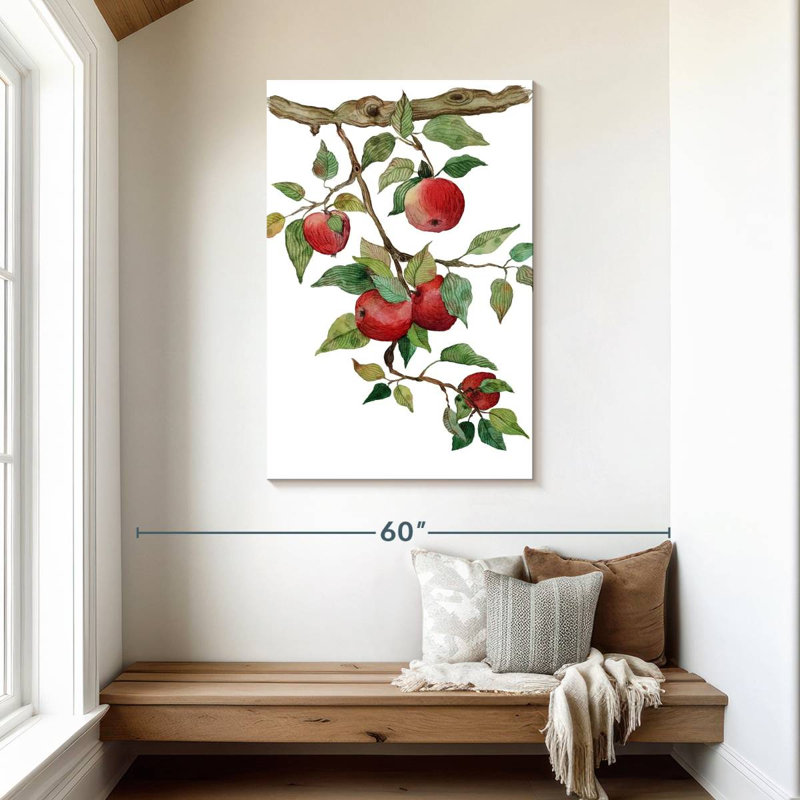 Yarlin Ripe Red Apples, 45" H x 30" W